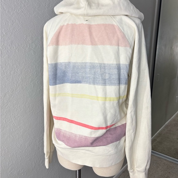 Roxy Cream Hoodie Vintage-Style - Picture 4 of 7